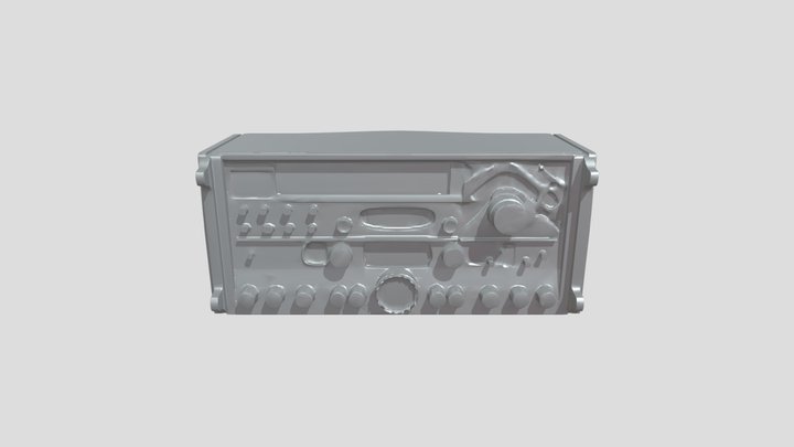 vintage radio equipment – Free 3D Model STL