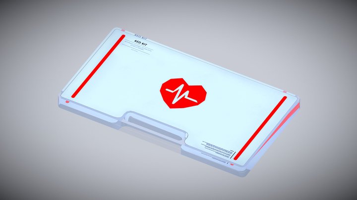 AED Kit AAA 3D Model