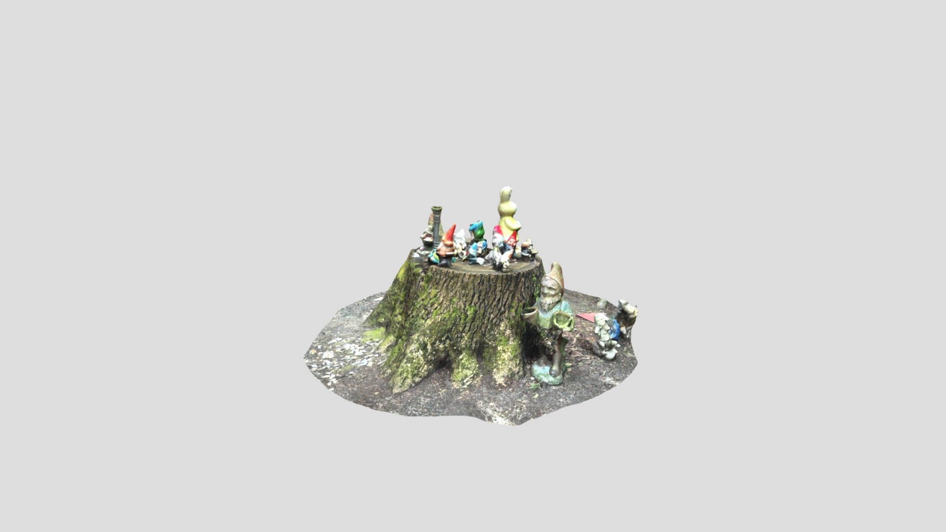 creepy forest-gnome setup - Download Free 3D model by szepszilveszter [b25d31d] - Sketchfab