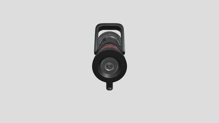 Fire Hose Nozzle 3D Model