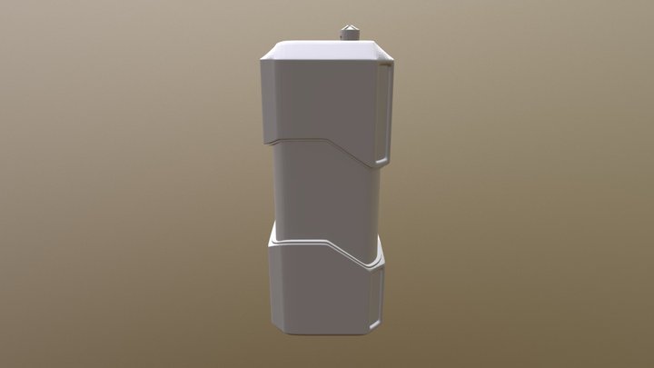 Sci fi lamp 3D Model