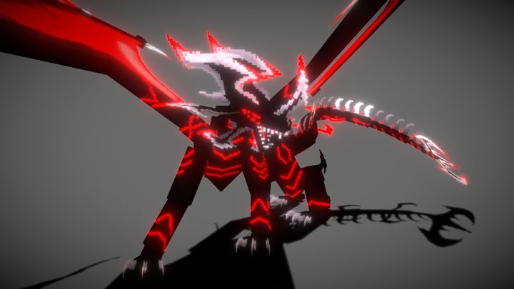 Void Dragon (not animated) 3D Model