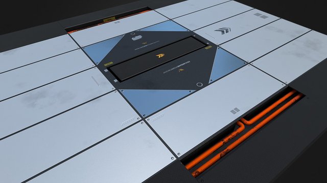 Scifi floor v2 3D Model