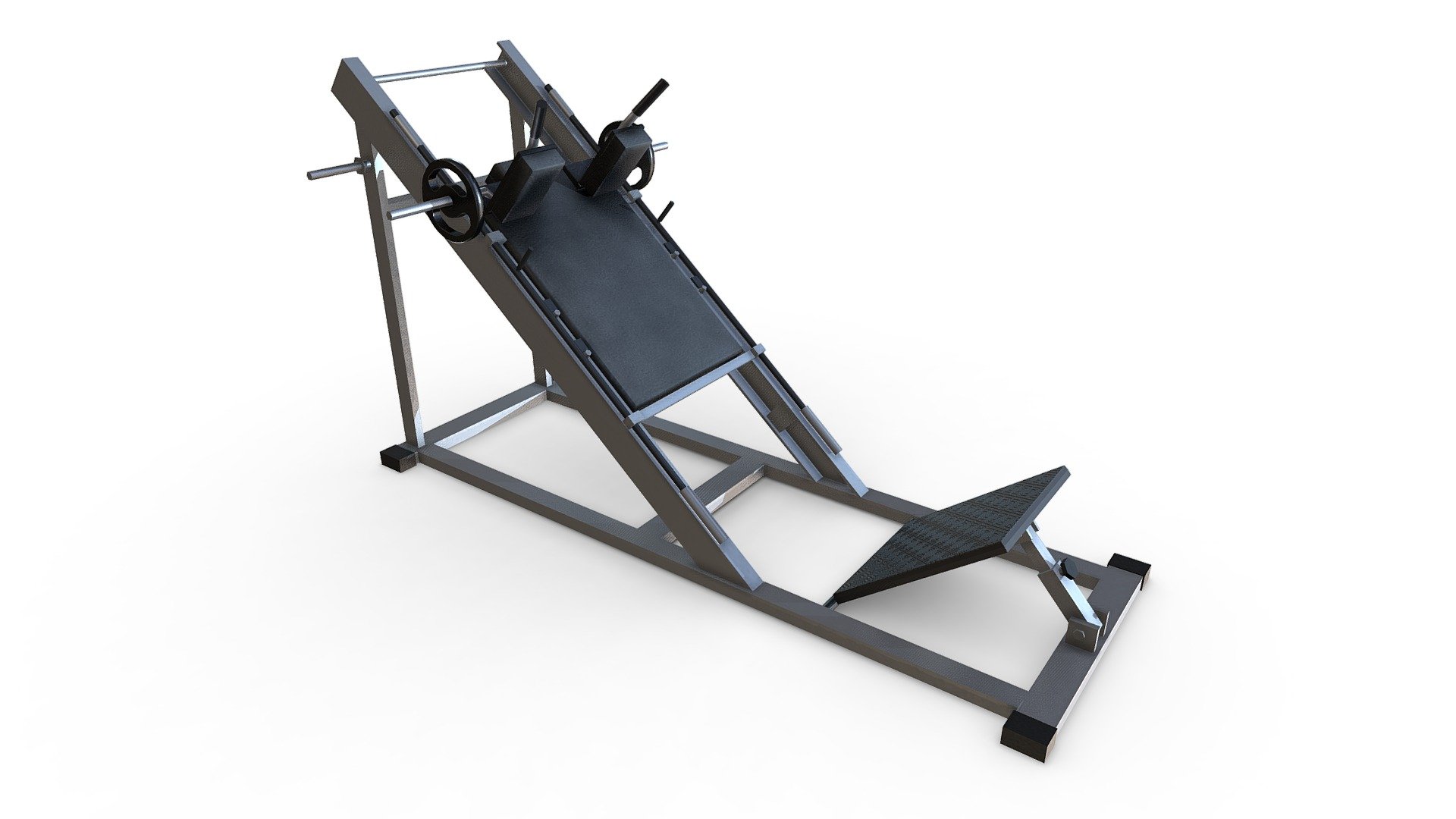 Hack Squat Machine Buy Royalty Free 3D model by Elvair Lima (elvair