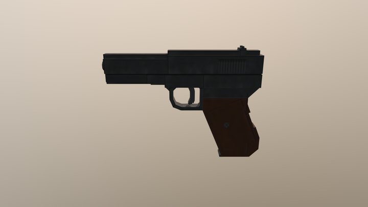 Taschenpistole M1914 3D Model