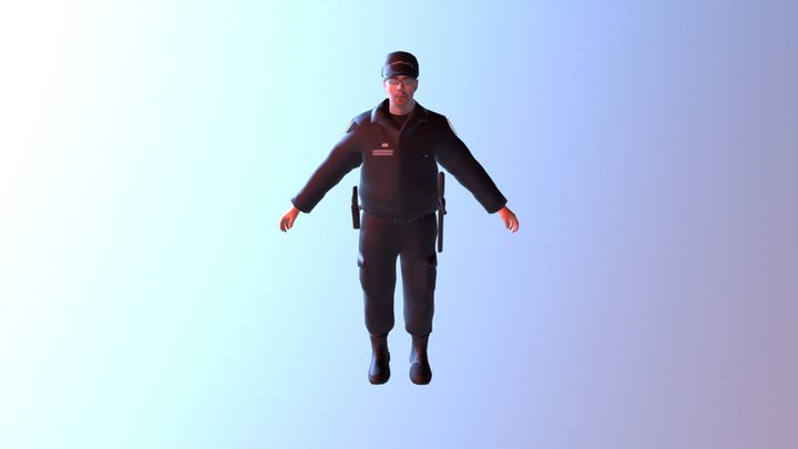 Okraina Police Pack by XMOD 3D Model