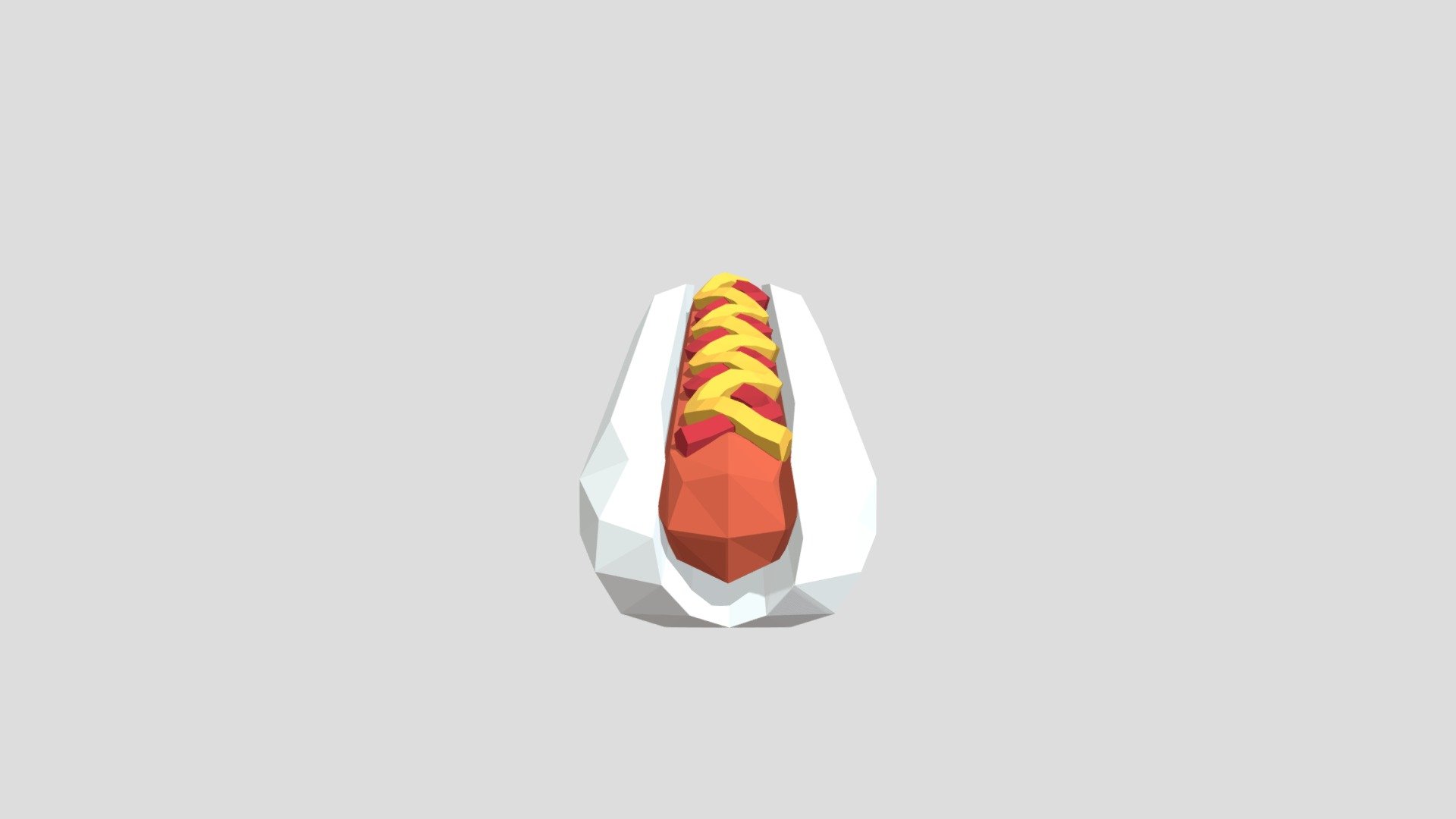 Hot dog from Poly by Google