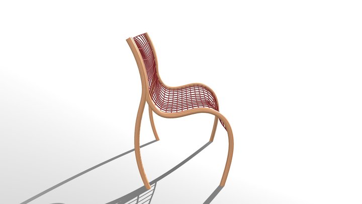 Silla FPE con malla 3D Model