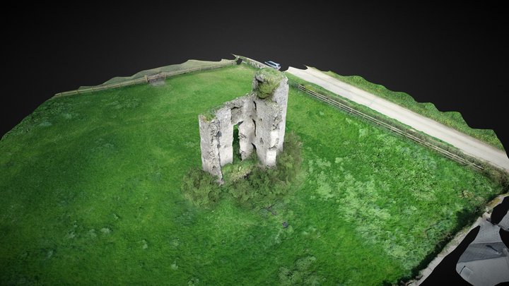 Monktown Castle 3D Model