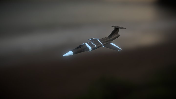 F-104 - Custom - Stylized 3D Model