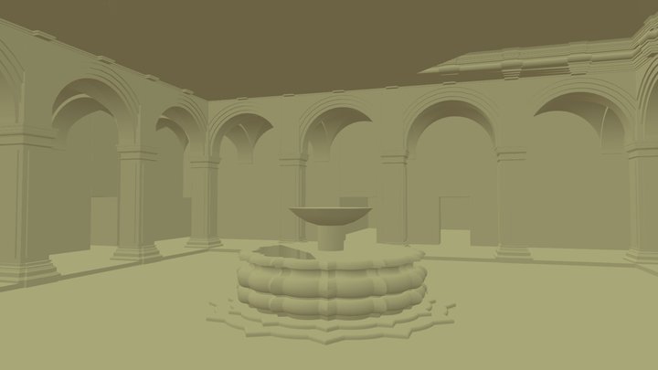 San Agustin Templo Completo 3D Model