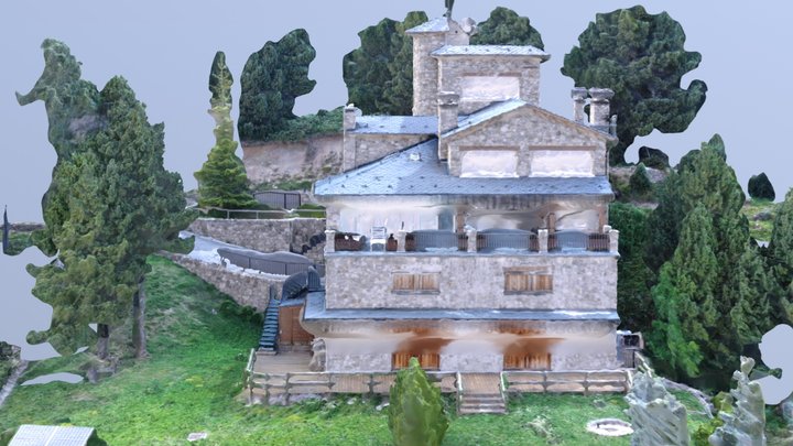 maison montagne 3D Model