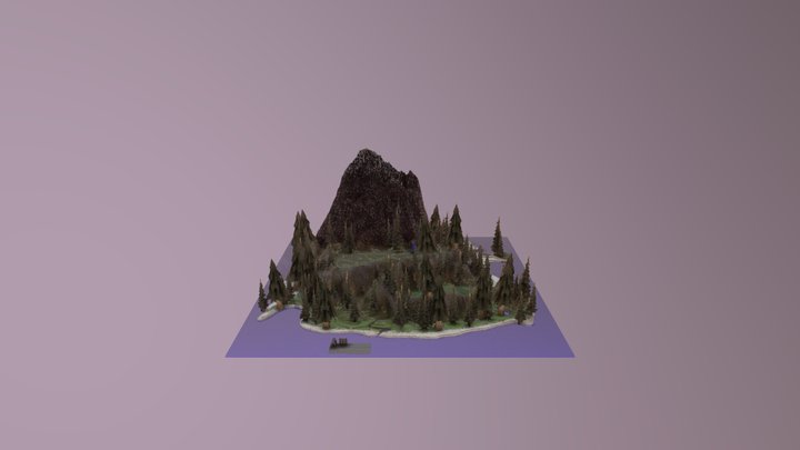 Silent Enviornments (Obsidian Island) 3D Model