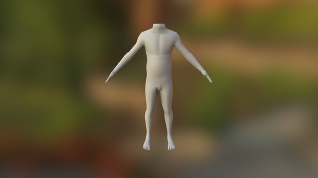 Character Base Mesh w_o Turbosmooth 3D Model
