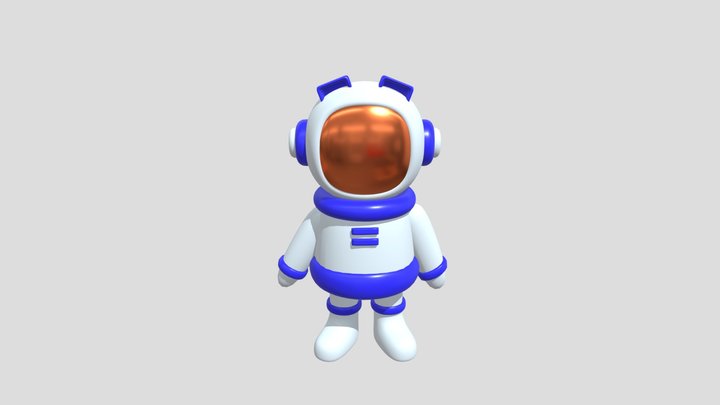 Astronauta 3D Model