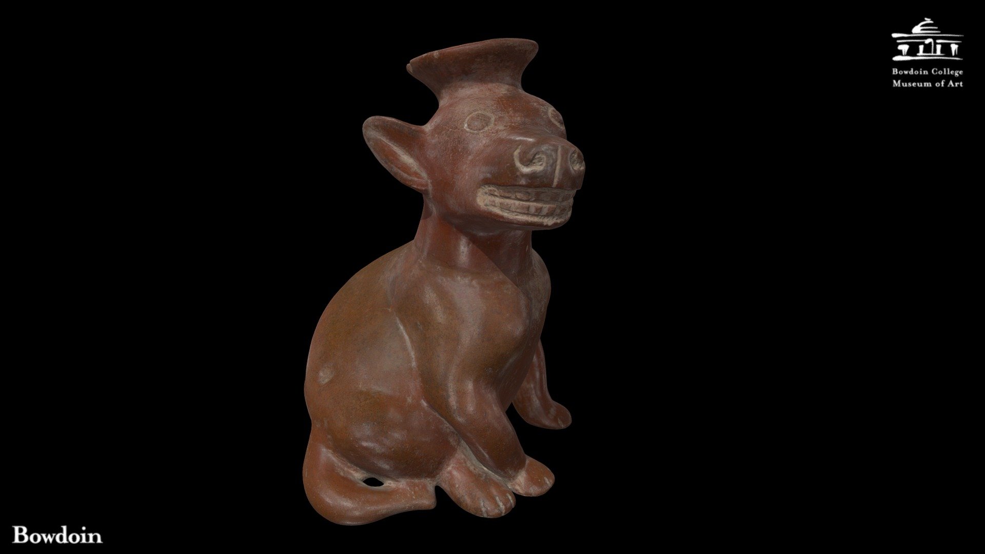 Seated Dog Vessel (Colima)