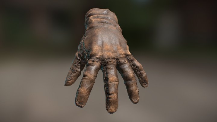 Leather Glove 3D Model