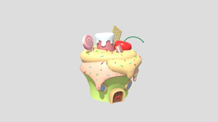 Candy House2 3D Model