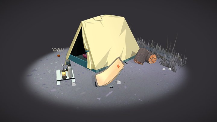 Campsite 3D Model