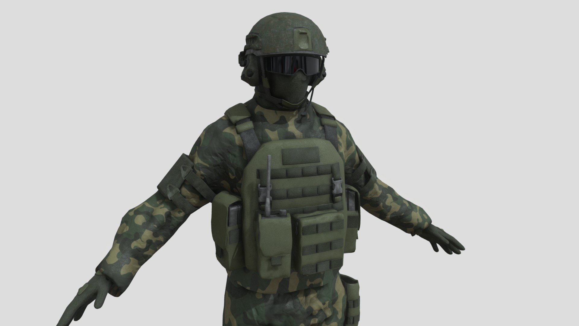 Forest soldier (outdated) - Download Free 3D model by buh (@buh-late)  [b265975]