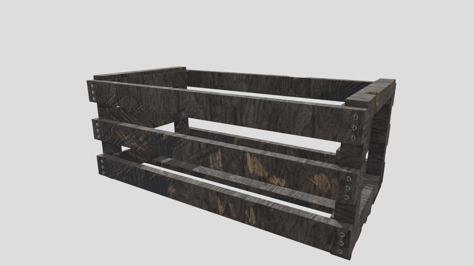 Wooden_crate - 3D model by Kentavious Smith (@krsxt) [b2661c2] - Sketchfab