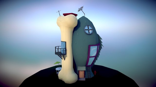 CatDog House - AUS3D Nostalgia Challenge 3D Model