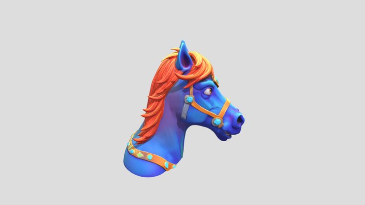 Blue_Horse – Modèle 3D gratuit STL