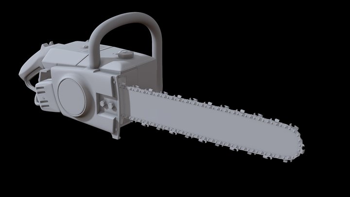 Chainsaw Poulan 306A 3D Model