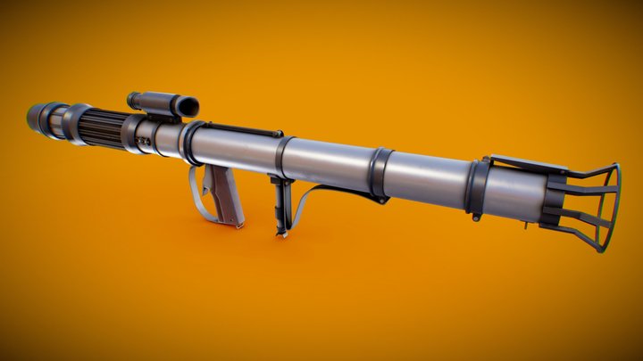 Rocket Launcher - Republic Arsenal - Star Wars 3D Model