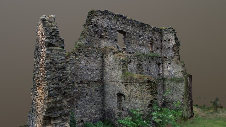 Kašovice - tvrz 3D Model
