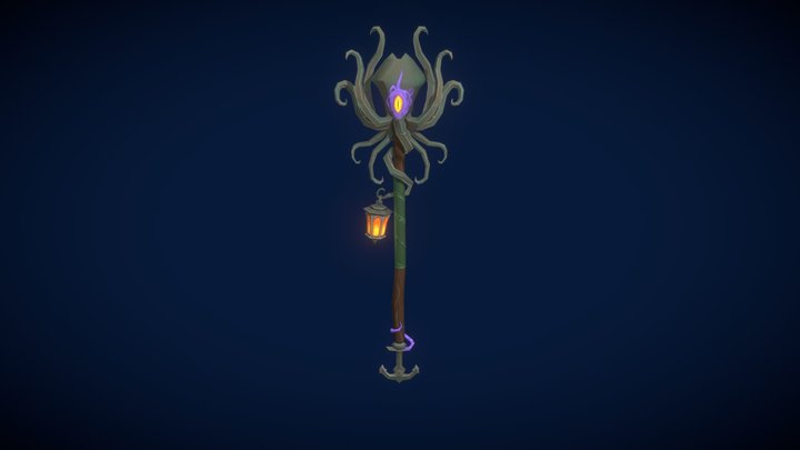 Beacon Of The Deep One - DAE WoW weapon 3D Model