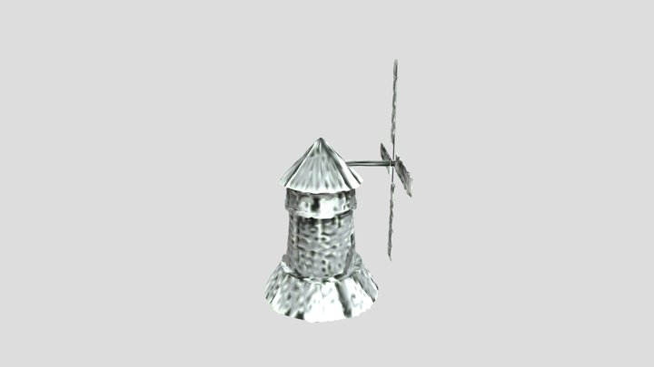 medieval style windmill 3D Model