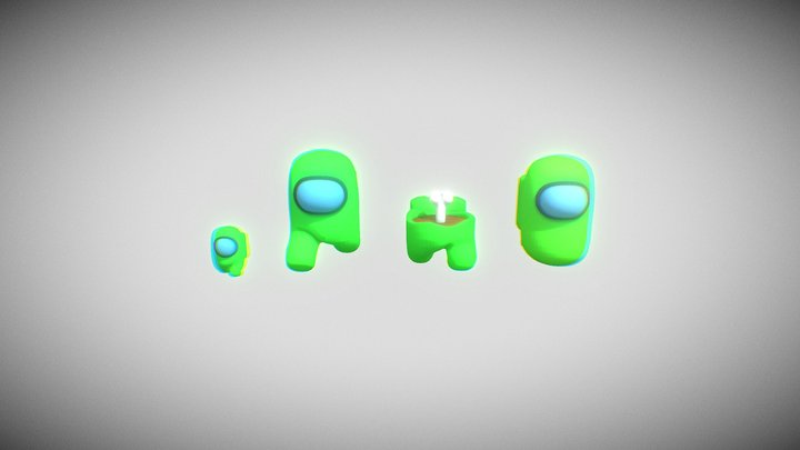 among-us-astronaut 3D Model