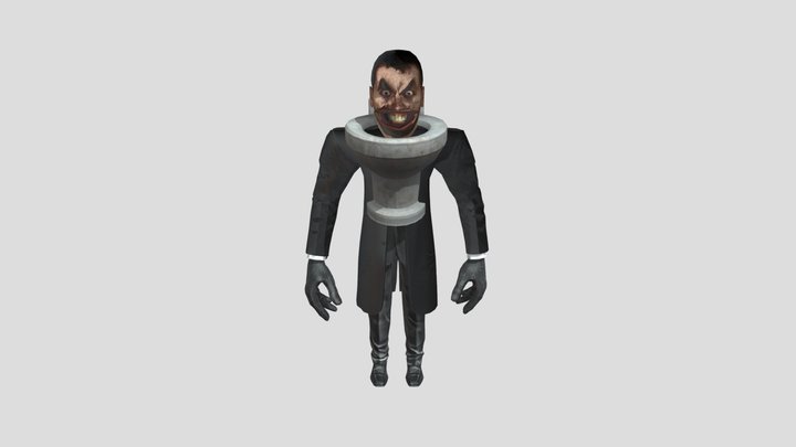 mutant toilet 3D Model