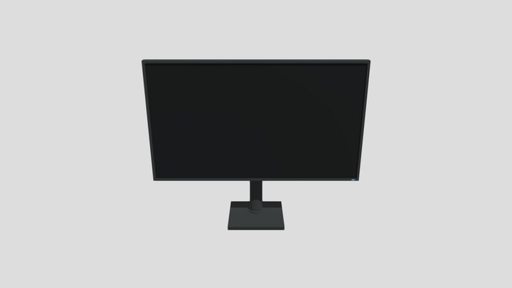 Simple Monitor 3D Model