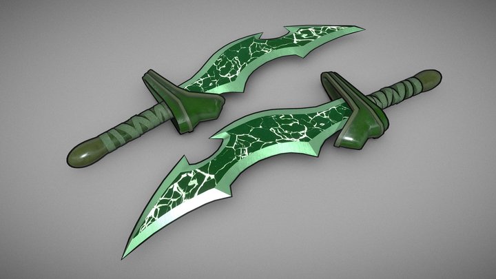 Marsh Daggers Shangri La Frontier 3D Model