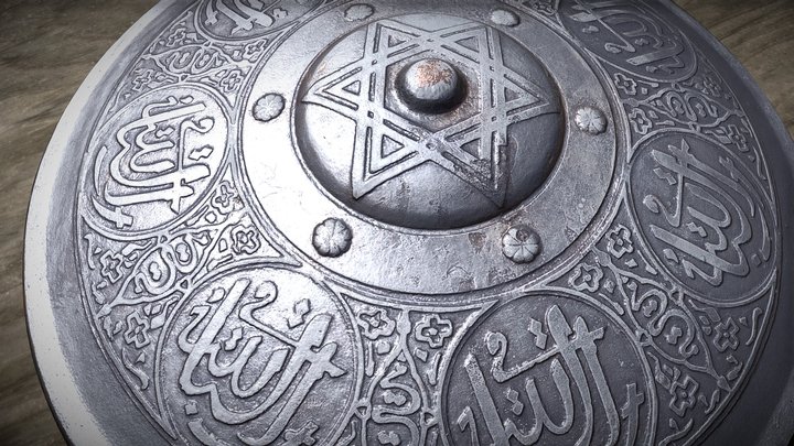 Kingdom of Heaven Arabic Shield 3D Model