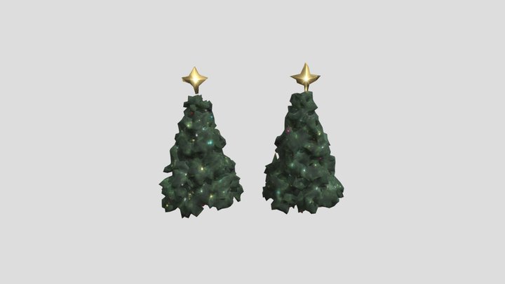 2 christmas trees – Modello 3D gratuito STL