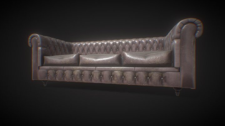 Chesterfield sofa 3D Model