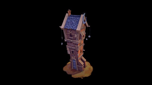 Moon House Model 3D Model