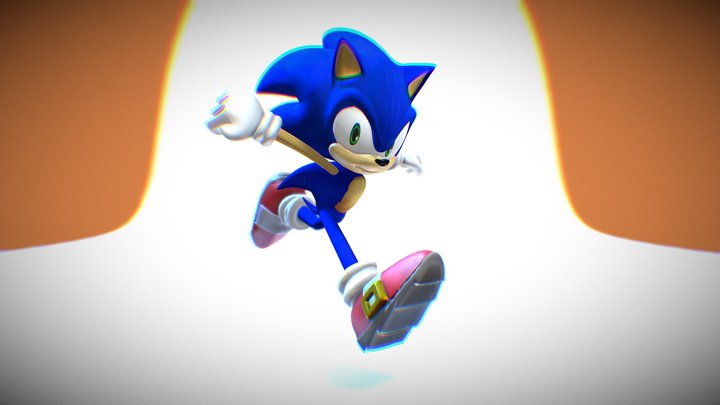 Sonic SSBWIIU "Remake Render" by UnControlMas 3D Model