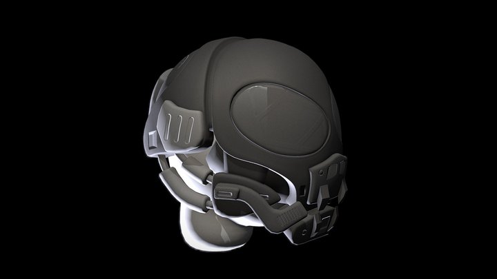 Helmet Concept (Ant) – Kostenloses 3D-Modell STL