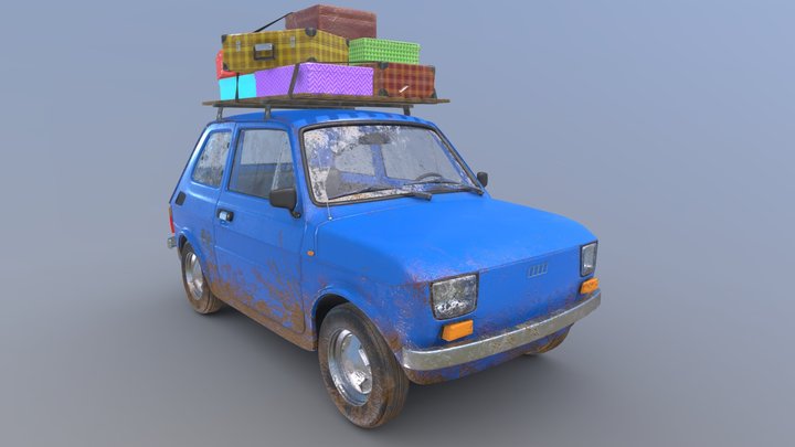 Fiat 126 3D Model