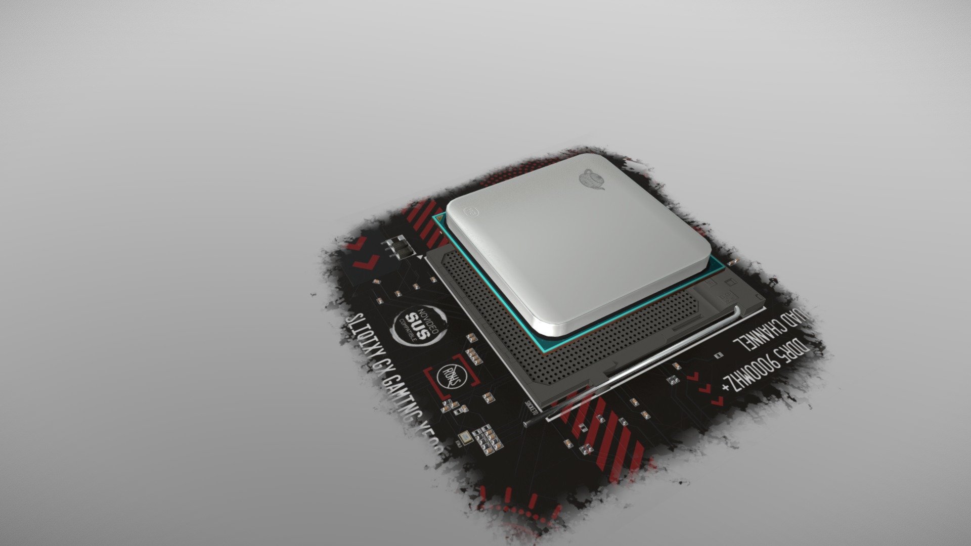 Computer processor destruction (CPU) [Animated] - Download Free 3D ...