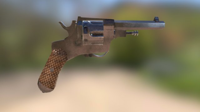 Bodeo Model1889revolver 3D Model