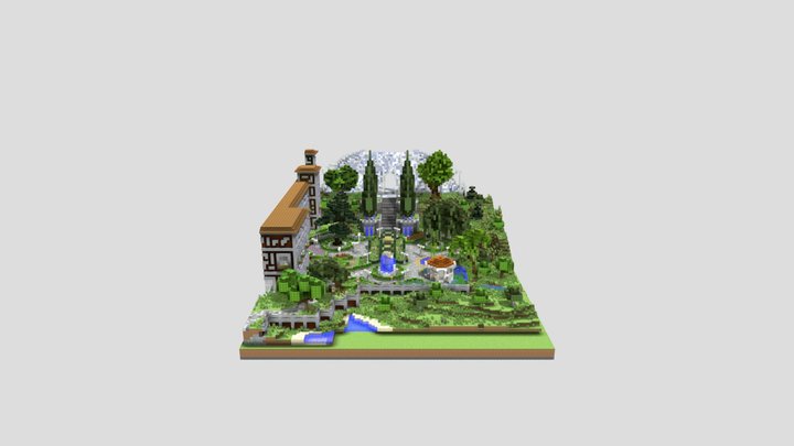 Jardin botanico 3D Model