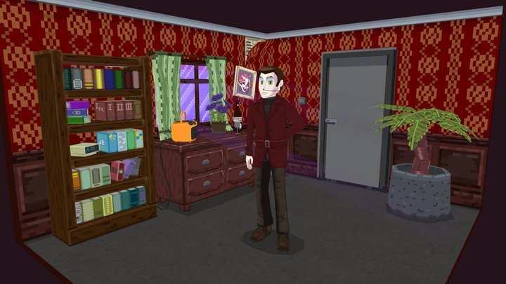 Old Room Diorama 3D Model