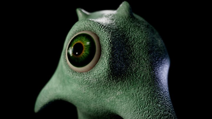 Alien Creature 3D Model