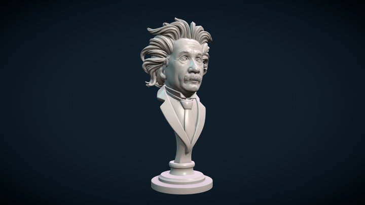 Einstein bust 3D Model