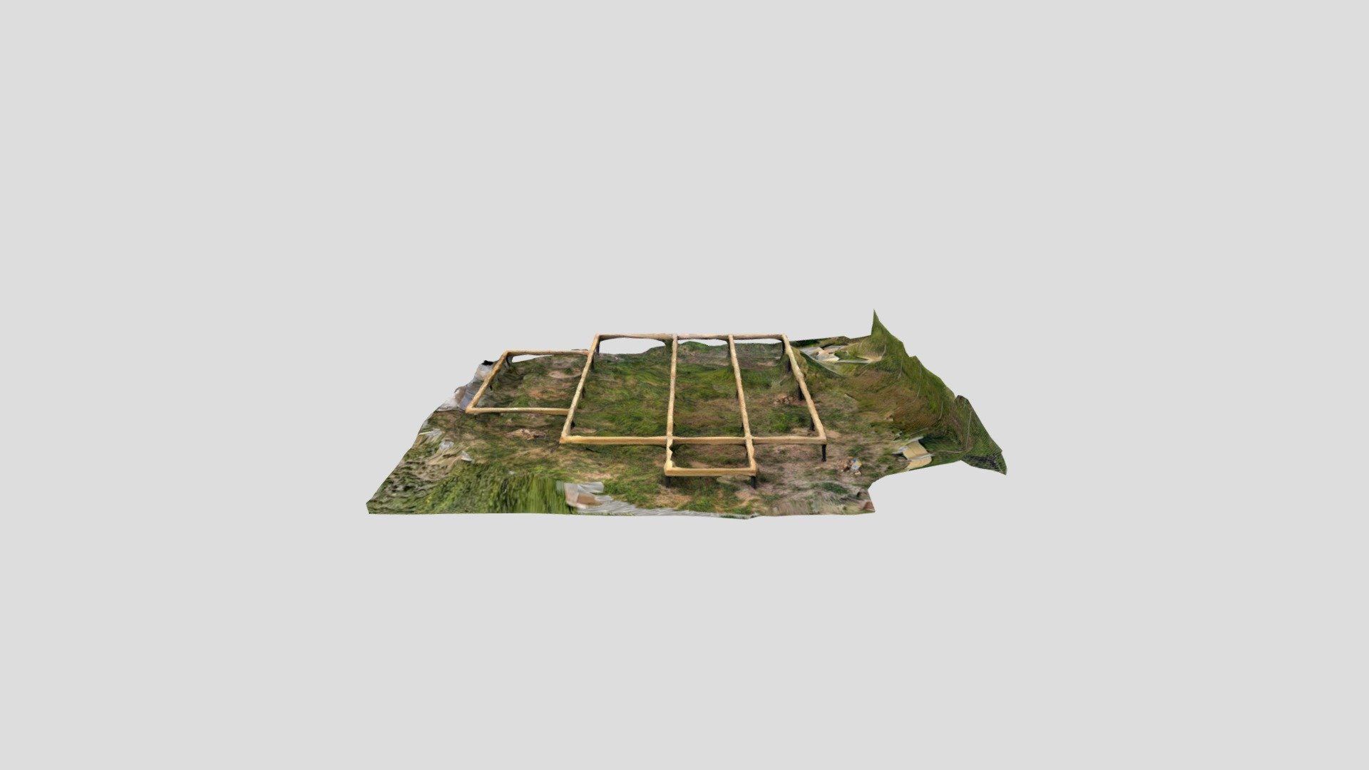 Фундамент дачи - Download Free 3D model by damager [b270aab] - Sketchfab
